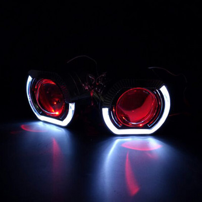 RONAN 2,5`` VER 8.1 Bi-Xenon Projector Lens H1 Auto esituli X5 BM Sport LED Square Angel Eyes DRL White Retrofit H4 H7 Car