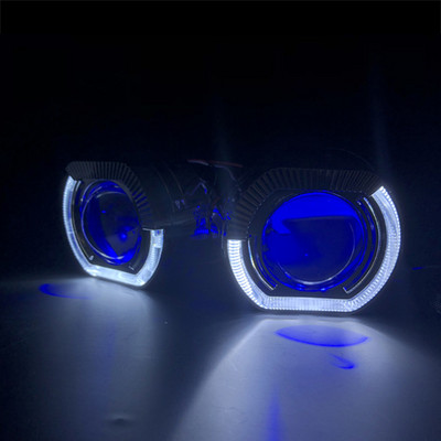 RONAN 2,5`` VER 8.1 Bi-Xenon Projector Lens H1 Auto esituli X5 BM Sport LED Square Angel Eyes DRL White Retrofit H4 H7 Car