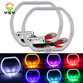 Ghid LED Angel Eyes 100MM 120MM Lumină de zi de circulație Inel Halo pentru Bi-Xenon Proiector Capac lentile Mască Lentile Accesorii DRL