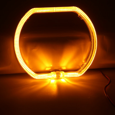 Ghid LED Angel Eyes 100MM 120MM Lumină de zi de circulație Inel Halo pentru Bi-Xenon Proiector Capac lentile Mască Lentile Accesorii DRL