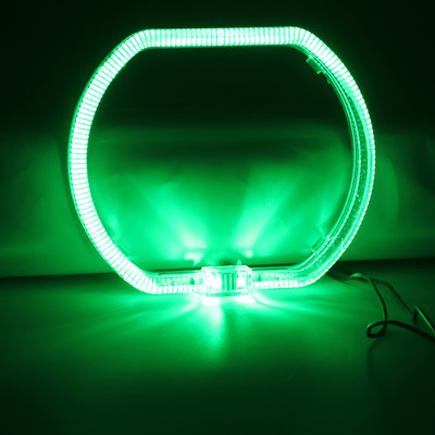 Ghid LED Angel Eyes 100MM 120MM Lumină de zi de circulație Inel Halo pentru Bi-Xenon Proiector Capac lentile Mască Lentile Accesorii DRL