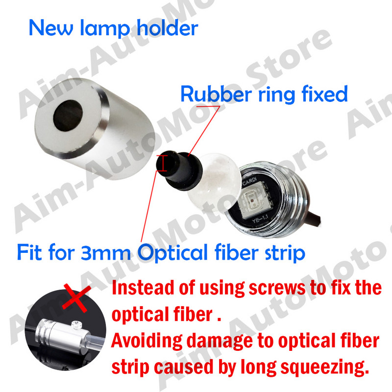 RGB Lumină ambientală interioară a mașinii Neon bandă de fibră optică Telecomandă APP Control prin Bluetooth Lumini de atmosferă fără fir fără fir