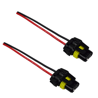 1 pereche 9003 H4 soclu bec cablaj cablaj far adaptor mufă masculin conector far conector cap/cap mamă