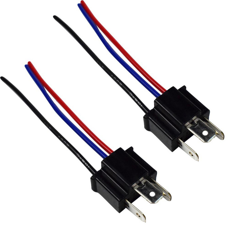 1 pora 9003 H4 lemputės lizdas laidų laidas priekinio žibinto kištukas adapterio jungtis priekinio žibinto jungties galvutė / motininė galvutė