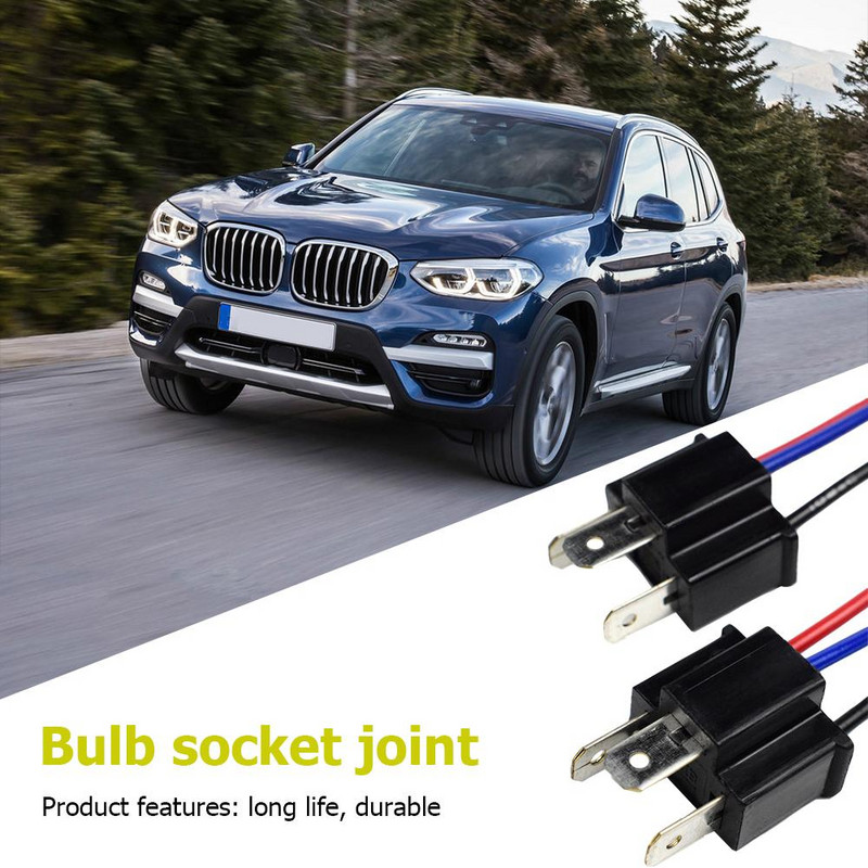 1 pora 9003 H4 lemputės lizdas laidų laidas priekinio žibinto kištukas adapterio jungtis priekinio žibinto jungties galvutė / motininė galvutė