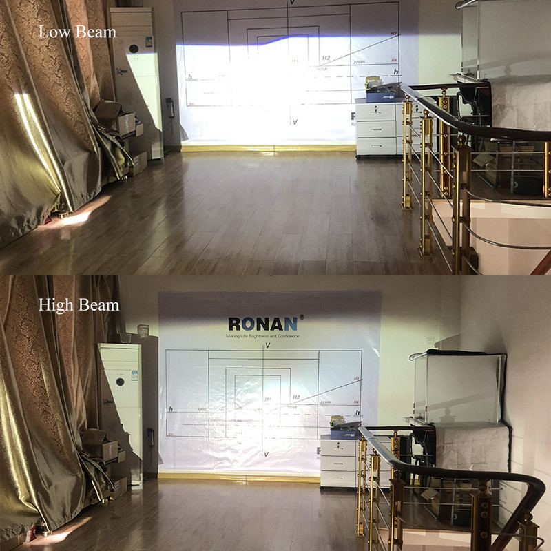 RONAN Bi Xenon H1 2.0 Miniprojektori esitulede objektiiv LHD autodele Mootorratas H4 H7 Uuendused udutuled DIY pirni auto stiil