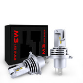 2tk H4 9003 HB2 LED esitulede pirnid 28000LM 6500K valge Hi/Lo Beam Light LED H4 autodele kaugtulede lähitulede auto kvaliteediklassi kiibid