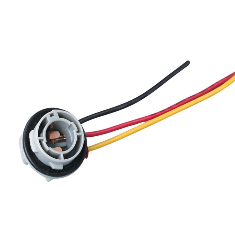 2 buc 1157 soclu de bec BAY15D Suport lampă P21/5W adaptor conector de bază pentru mașini lampă de semnalizare lampă de frână K0AF