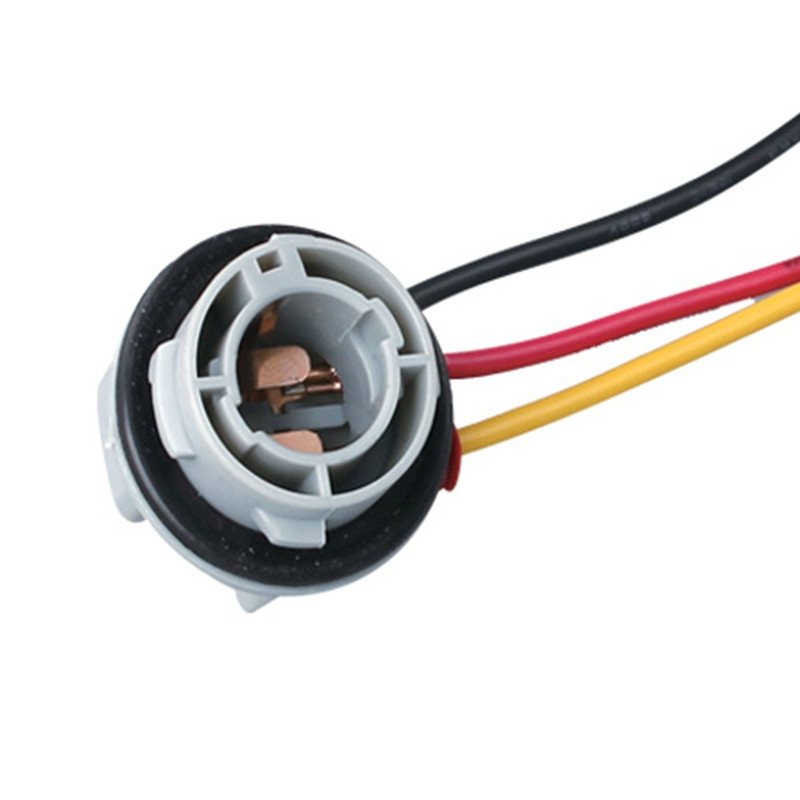 2 buc 1157 soclu de bec BAY15D Suport lampă P21/5W adaptor conector de bază pentru mașini lampă de semnalizare lampă de frână K0AF