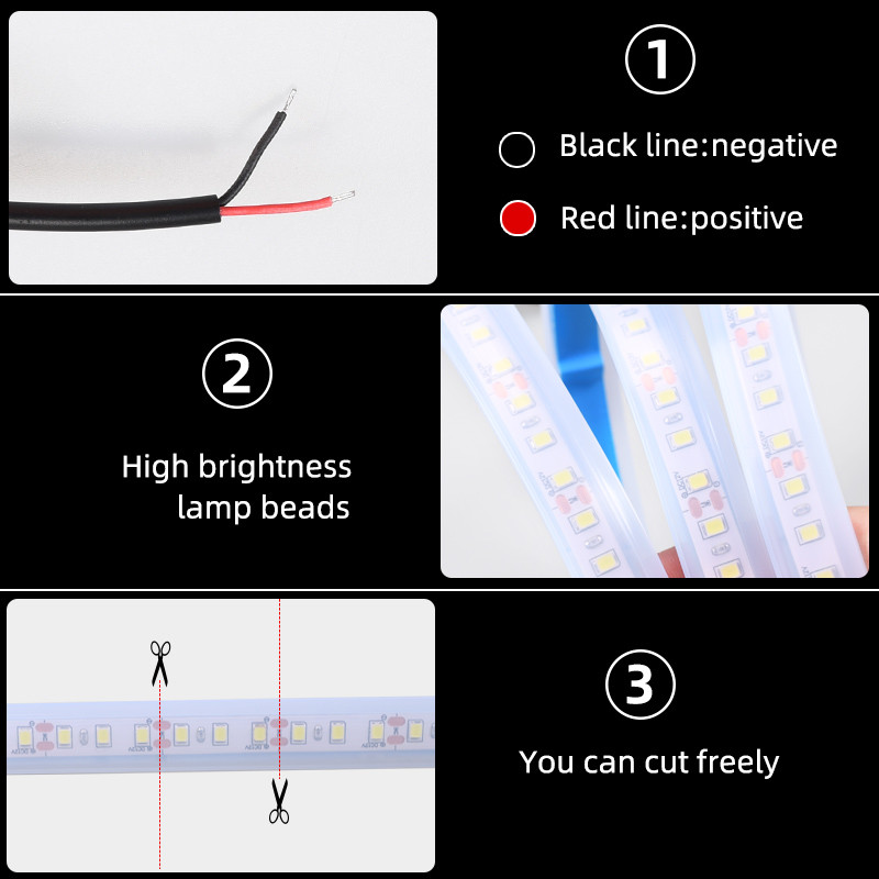 Led-auto kapoti valgusriba veekindel painduv valge kaunistus taustvalgus mootori kate Auto ümbritseva atmosfääri lamp universaalne 12V