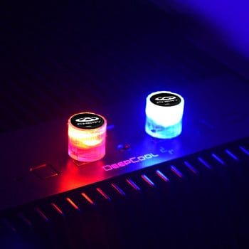 Car Mini USB LED Πολύχρωμο νέον διακοσμητικό φωτιστικό ατμόσφαιρας για Peugeot 206 207 208 307 308 3008 2008 508 407 5008 αξεσουάρ