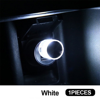 Car Mini USB LED Πολύχρωμο νέον διακοσμητικό φωτιστικό ατμόσφαιρας για Peugeot 206 207 208 307 308 3008 2008 508 407 5008 αξεσουάρ