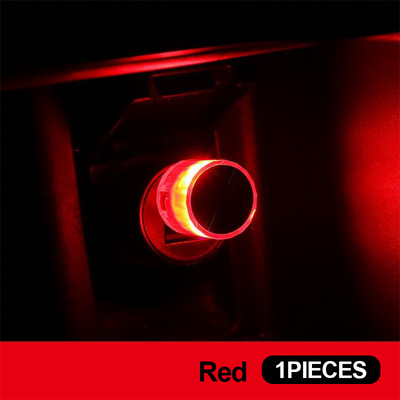 Car Mini USB LED Πολύχρωμο νέον διακοσμητικό φωτιστικό ατμόσφαιρας για Peugeot 206 207 208 307 308 3008 2008 508 407 5008 αξεσουάρ