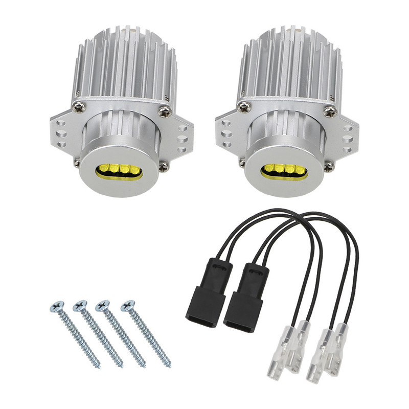 2 buc 80 W far cu ochi de înger lumini de semnalizare luminoase LED lampă de zi, înlocuire automată pentru BMW E90 Seria 3 325i 328i 330i