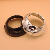 Auto stiil 3,0-tolline BiXenon projektori objektiiv Hõbedane Must Kaanid Maskid Kapuutsid koito q5 Hella WST esitulede tagantjärele DIY Style