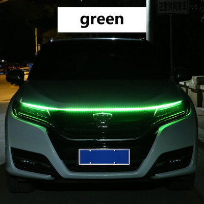 Auto LED-kapoti tuli, painduv riba, automaatne modifitseeritud esituli 12V auto päevasõidutulede riba DRL, lõigatud dekoratiivlamp