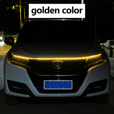Auto LED-kapoti tuli, painduv riba, automaatne modifitseeritud esituli 12V auto päevasõidutulede riba DRL, lõigatud dekoratiivlamp