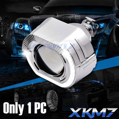 Lentile de proiector Bixenon pentru faruri Lentile Ochi de înger Retrofit 2.5 inch Mini 8.0 H1 HID Lampă LED H4 H7 Accesorii pentru lumini auto