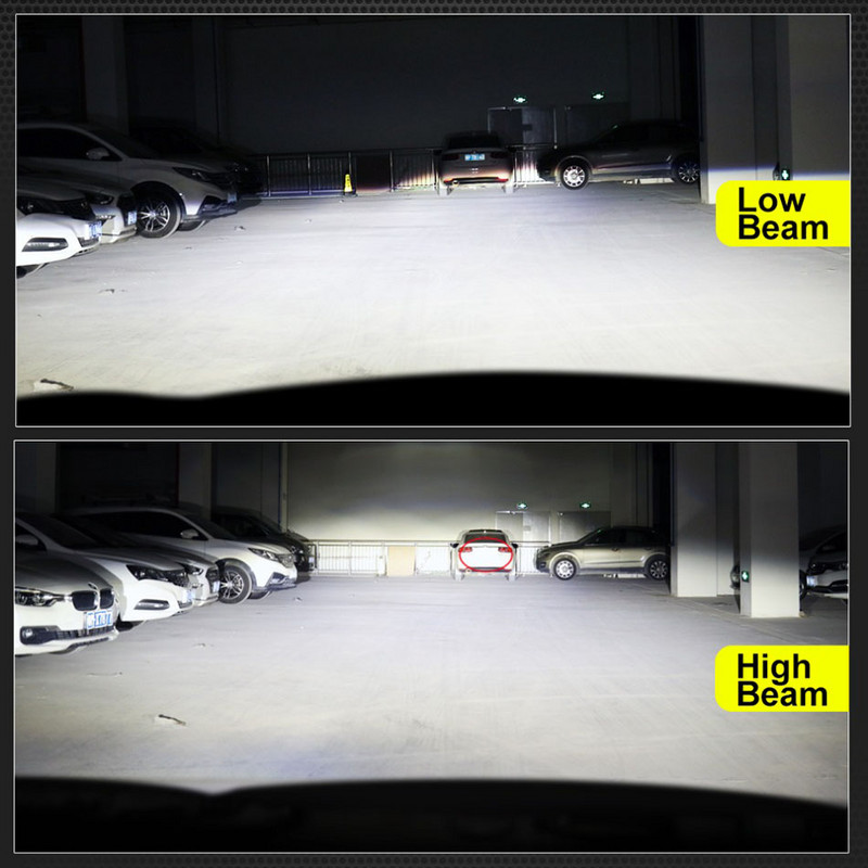 Προβολέας προβολέα αυτοκινήτου AILEO 2Pcs 2,5 ιντσών Universal Bi Xenon HID για GTl Silver Shrouds H4 H7 H8 H11 Motorcycle Headlight Projector