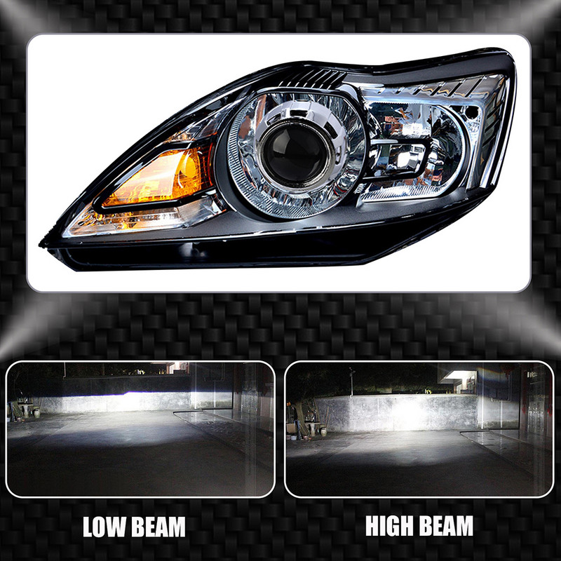 35w 2.5 Lentile de proiector Bixenon ascunse cu carcase Kit Xenon Kit de asamblare pentru mașină cu bec de balast potrivit pentru modelul de mașină h1 h4 h7 Modificare