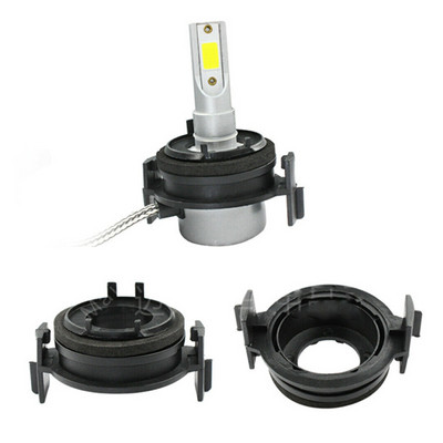 2pcs H7 led Headlight Bulbs Adapters Holders For BMW E46 3Series 325ci 325i 330ci 330i M3 328Ci 323i led H7 Adapter