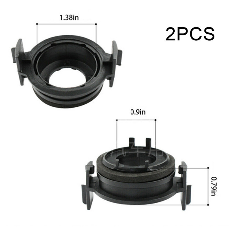 2vnt H7 led priekinių žibintų lempučių adapterių laikikliai BMW E46 3 serijos 325ci 325i 330ci 330i M3 328Ci 323i led H7 adapteriui