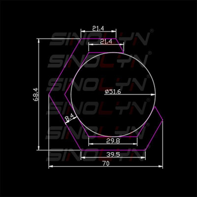 Sinolyn Hex Halo Angel Eyes DRL suunatulede lülitusrõngas LED-valgus valge kollane rõngas autodele esitulede autotooted