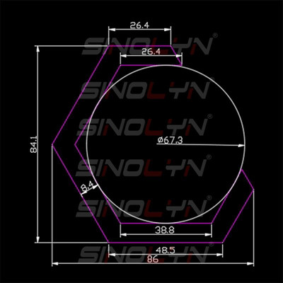 Sinolyn Hex Halo Angel Eyes DRL suunatulede lülitusrõngas LED-valgus valge kollane rõngas autodele esitulede autotooted
