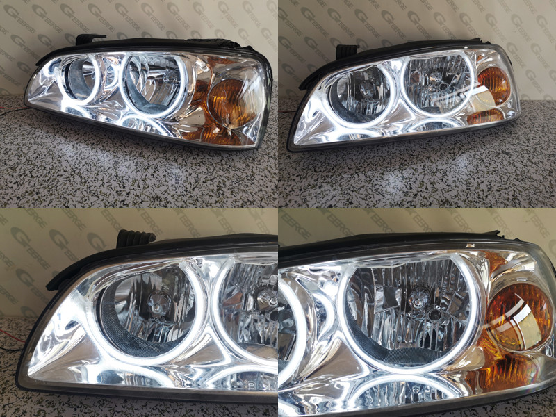 For Hyundai Elantra 2004 2005 2006 Suurepärane Ultra Bright CCFL Angel Eyes Halo Rings Kit Autotarvikud Päevavalgus
