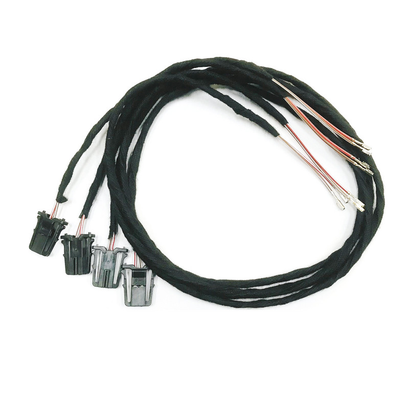 Automobilio salonas LED pasveikinimo durų apšvietimo kabelio laidų rinkinys skirtas VW Golf MK5 MK6 7 MK7 7.5 Jetta Passat B6 B7 B8 Tiguan Superb SEAT