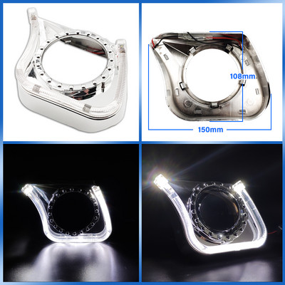 Angel Eyes Varjud Bi-Xenon Projektori Objektiivile 3.0 Hella 3R/Q5 Mask Kaaned Esitulede Objektiivid Autotarvikud Ajakohastamine DIY