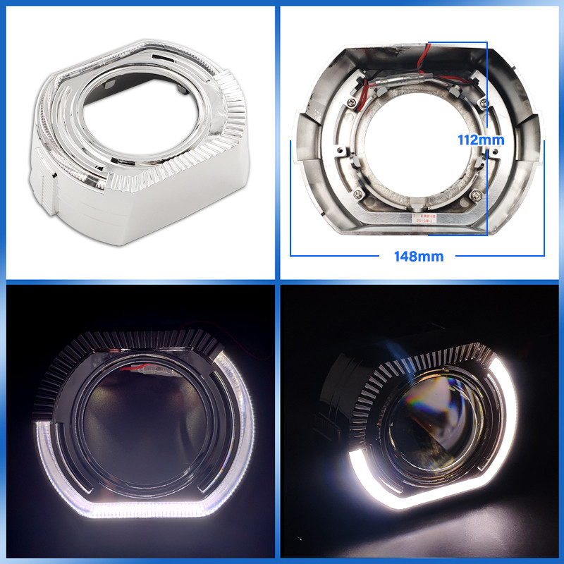 Angel Eyes Varjud Bi-Xenon Projektori Objektiivile 3.0 Hella 3R/Q5 Mask Kaaned Esitulede Objektiivid Autotarvikud Ajakohastamine DIY