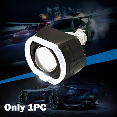 Lentile auto auto H4 H7 Bixenon far proiector Angel Eyes 2,5 lentile LED lumini de rulare pentru accesorii auto Tuning becuri H1 HID