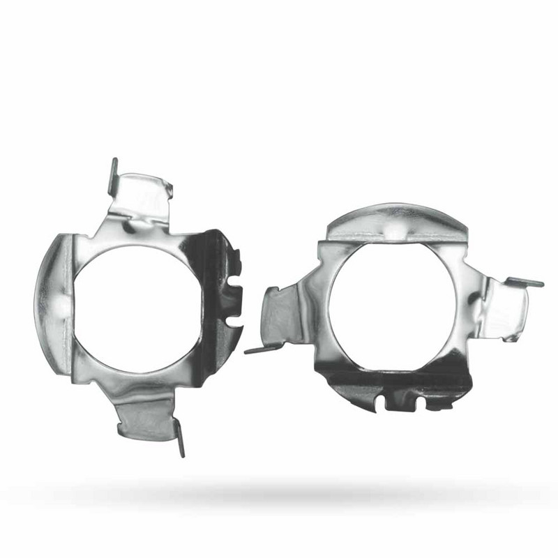 2 vnt H7 LED priekinių žibintų lemputės pagrindo laikiklio adapterio lizdo laikiklis, skirtas BMW/Audi/Bens/VW/Buick/Nissan priekinių žibintų pagrindo laikiklio adapteriui