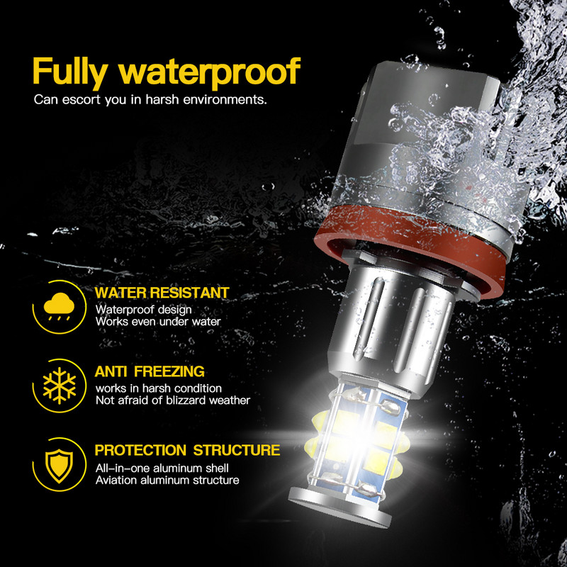 2x CANbus H8 LED 120W Faruri fara erori Angel Eyes pentru faruri pentru BMW seria 7 F01/F02 740i,740Li,750i,750Li,760 09-12