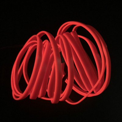 1M/2M/3M/5M Led-tuled auto interjööri jaoks Neoon-paindlik LED-riba valguse kaunistus Garlandi traattrossi toruliin 5 V USB-draiver