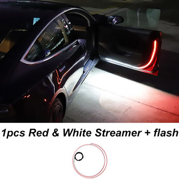 Διακόσμηση πόρτας αυτοκινήτου Καλωσόρισμα Φωτιστικές ταινίες στροβοσκόπιο που αναβοσβήνουν Φώτα ασφαλείας 12V 120cm LED Άνοιγμα Προειδοποίηση LED Λωρίδα λάμπας περιβάλλοντος Auto