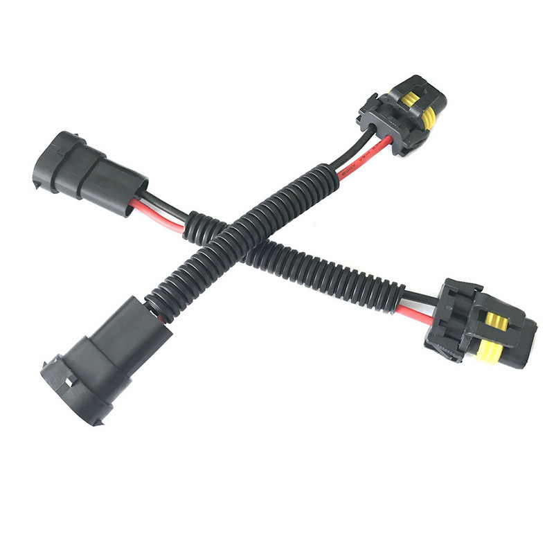 2 tk H11 kuni 9005 HB3 9006 HB4 konversioonipistik esitulede udutulede pistik 2,5 mm kaabli pistikupesa pistiku osa