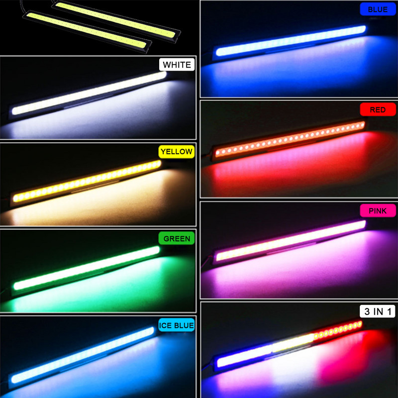 Led Bar αυτοκινήτου Εσωτερικός φωτισμός οπίσθιου φωτισμού Ambient Mood Foot Light with Αναπτήρας Διακοσμητικός Ατμόσφαιρας Αξεσουάρ Auto 12v