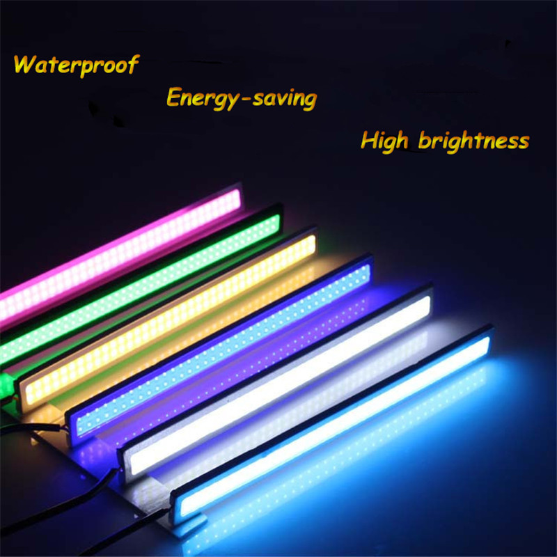 Led Bar αυτοκινήτου Εσωτερικός φωτισμός οπίσθιου φωτισμού Ambient Mood Foot Light with Αναπτήρας Διακοσμητικός Ατμόσφαιρας Αξεσουάρ Auto 12v