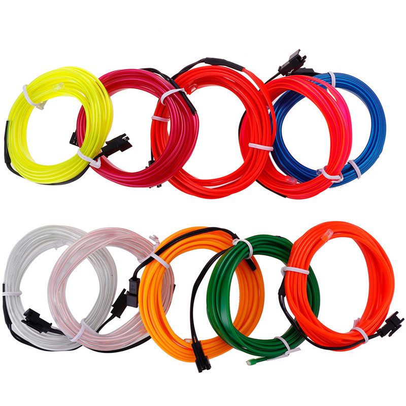 Nova 3M 12V LED svjetiljka za automobile Fleksibilna svjetiljka za auto interijer Dekorativna atmosfera Žičana traka Hladno LED svjetlo Odgovara svim automobilima DC 12V