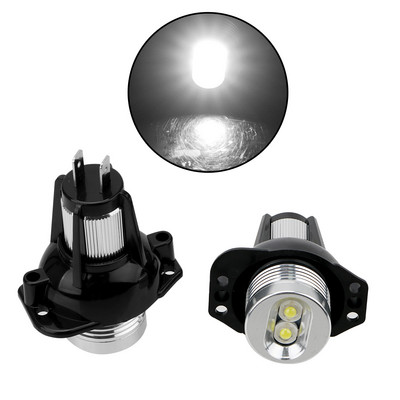 FORAUTO 2pcs Error Free LED Angel Eyes Marker Light Bulbs Διακοσμητικά φώτα για BMW E90 E91 Auto Προβολείς Ομίχλης 900lm Φώτα αυτοκινήτου