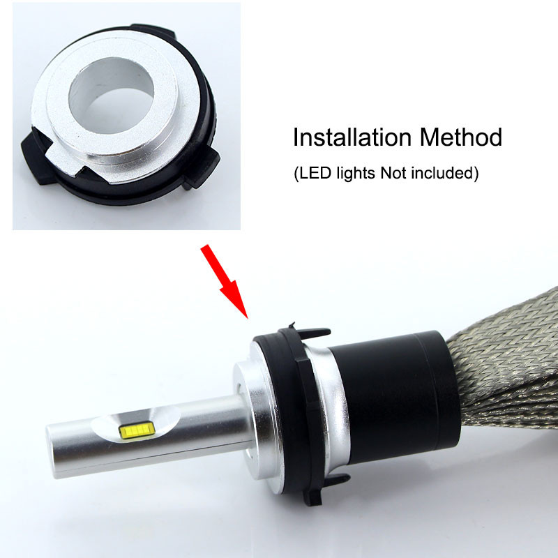 2 τεμ. Βάση λυχνίας προσαρμογέα βάσης λαμπτήρα προβολέων H7 LED για VW polo Lavida Lamando Touran Tiguan Για Skoda Octavia