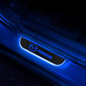 Tere tulemast pedaalituled jaoks Mazda 2 3 6 BM GJ Demio CX3 CX5 CX8 CX9 Axela auto pedaali ukseläve teevalgustid Led valguse auto lisavarustus