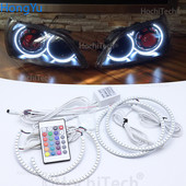 Για LEXUS IS200 IS300 1998-2005 Πολύχρωμο Led Angel Eyes Kit RGB Halo Rings Daytime Light DRL