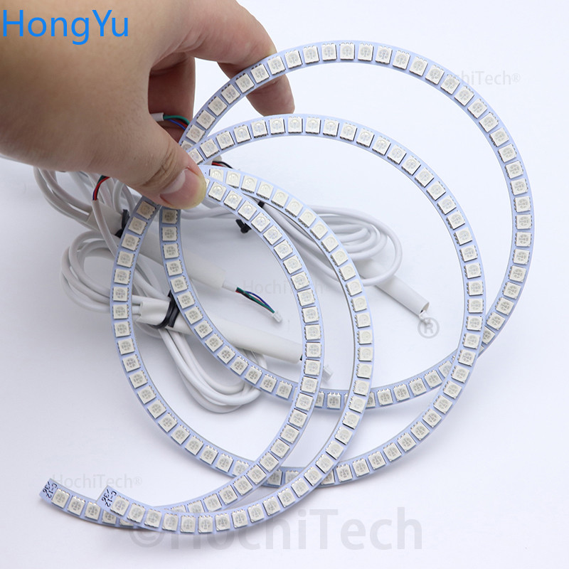 Για LEXUS IS200 IS300 1998-2005 Πολύχρωμο Led Angel Eyes Kit RGB Halo Rings Daytime Light DRL