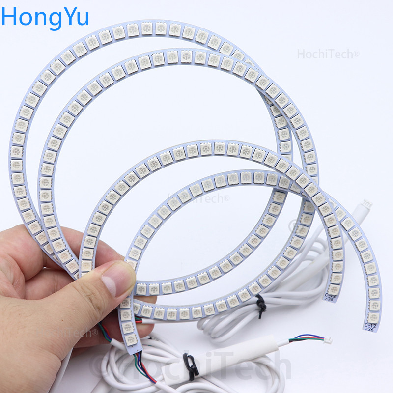 Για LEXUS IS200 IS300 1998-2005 Πολύχρωμο Led Angel Eyes Kit RGB Halo Rings Daytime Light DRL