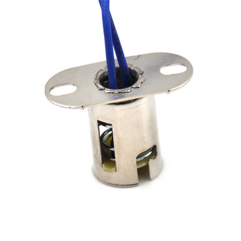 Λαμπτήρας B15D Socket Flat Foot Lamp Holder Base Ba15d Socket 1PCS High Quality Metal B15
