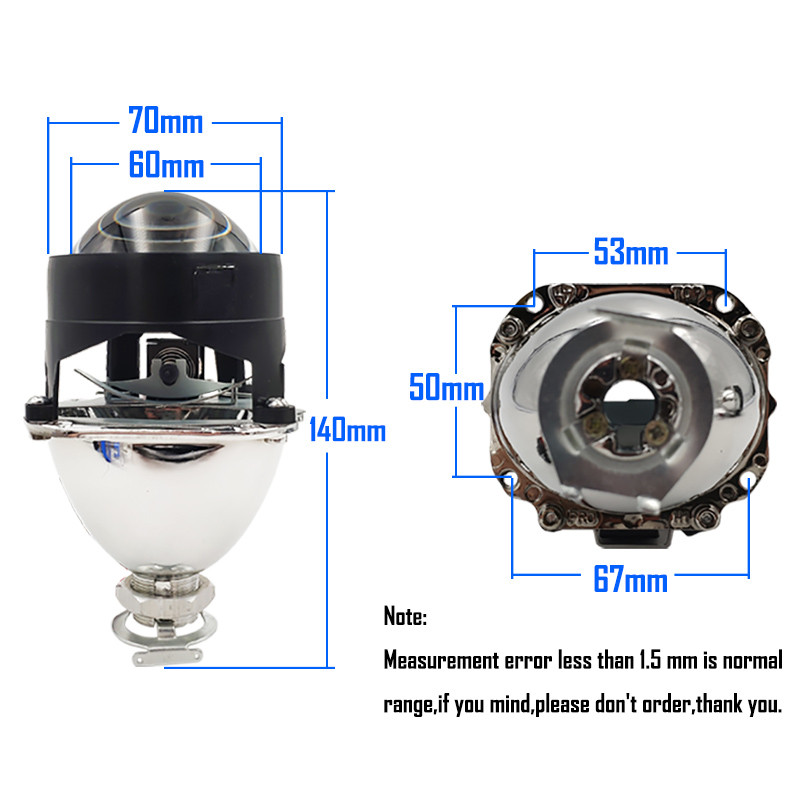 Automobilių stiliaus LED bėgimo žibintai Angel Eyes HID Bi xenon projektorių lęšiai priekiniams žibintams H4 H7 automobilio priekinių žibintų objektyvas