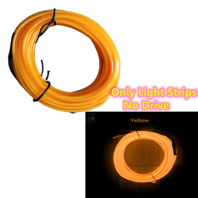 Lumină LED cu sârmă EL pentru interior, bandă cu LED-uri ambientale, Ghirlanda de iluminat cu neon, sârmă, sârmă, decorare, tuburi flexibile, culori 1M/3M/5M